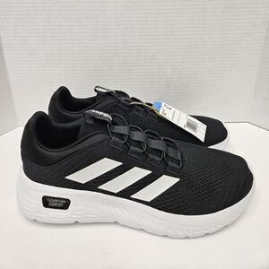 Adidas Men's Black and White Sneakers